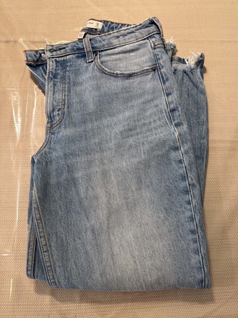 Abercrombie- The Skinny High Rise 28/6R- Curve Love